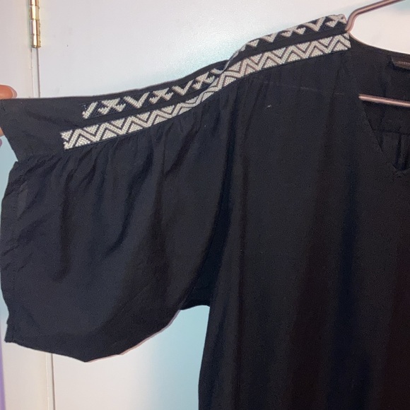 Karen by Simonsen bohemian black tunic top - Picture 2 of 4